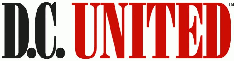 D.C. United 1998-Pres Wordmark Logo DTF transfer for t shirt